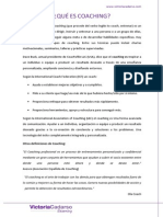 Introduccion y Fundamentos Del Coaching