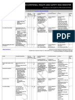 Risk Register - OHS - Examples For The Office