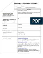 Tennessee Benchmark Lesson Plan Template:: - Tim Wasem