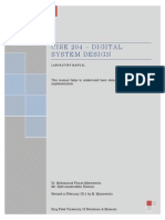 CISE 204 Digital System Design Lab Manual PDF