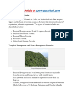 Types of Forests in India