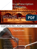 Art of Drug Prescription in Dentistry