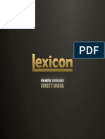 Lexicon PCM Native Reverb Bundle Owner's Manual