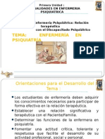 Psiquiatria en Enfermeria