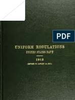 (1917) Uniform Regulations United States Navy