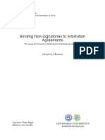 Maxon, J. - Binding Non-Signatories To Arbitration Agreements