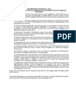 Presidential Decree No. 1829 Penalizing Obstruction of Apprehension and Prosecution of Criminal Offenders