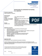 Optavon NW: Sequestering and Dispersing Agent For Pretreatment and Dyeing No Demetallising Effect On Dyestuffs