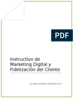 Instructivo de Marketing Digital y Fidelización Del Cliente