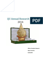 QU Annual Research Report 2014