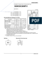 Ssm3k36mfv 0.5a20v Sot-Vesm