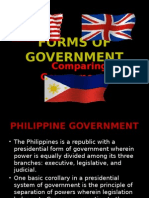 Forms of Government: Comparing Governments