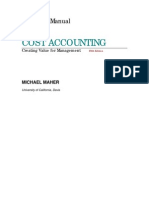 Solutions Manual For COST ACCOUNTING