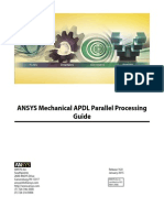 ANSYS Mechanical APDL Parallel Processing Guide