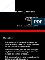 Oracle WMS Directions