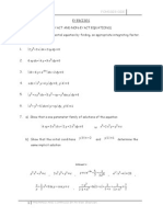 Exercise 5 Non - Exact Equations