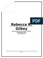 Rebecca Gilkey Resume