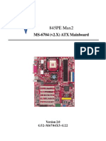 MS-6704 (v2.X) ATX Mainboard