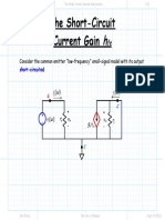 The Short Circuit Current Gain Lecture