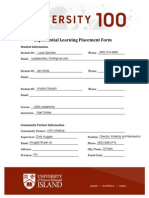 Experiential Learning Application Form