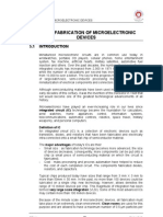 Chapter 5 Fabrication of Microelectronic Devices