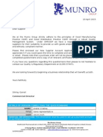 Q SOP 011a 03 New Supplier Account Form