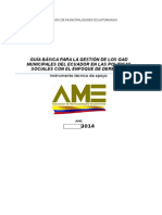 Guia Basica para La Gestion de Los Gad Municipales Del Ecuador en Las Politicas Sociales Con El Enfoque de Derechos