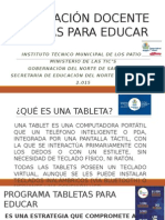 Capacitacion Docentes Tablets para Educar