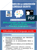 Dificultades Lectura y Escritura 2