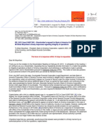 10 02 02 OCC Case # 00971981 - Shareholder's Request For Bank of America Corporation President, MR Brian Moynihan's Timely Responses Regarding Integrity of Operations S