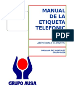 Curso de Etiqueta Telefonica