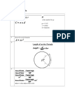 Formula of Circle: Is The Symbol For Pi Pi 3.142 R Radius D Diameter