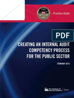 Creating IA Competency in Public Sector