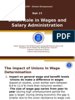 Union Role in Wage Administration