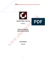 Software Package Instruction Manual: CHEMWORK Collection