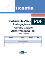 Apostila Filosofia 1 Ano 3 Bimestre Aluno