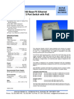 American Fibertek MX46FXSCPOE Data Sheet