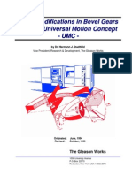 4319B - Flank Modifications in Bevel Gears Using A UMC