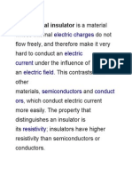 Electric Charges Electric Current Electric Field Semiconductors Conduct Ors