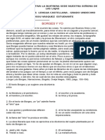 Examen Undecimo Grado Undecimo Lengua Periodo Primero