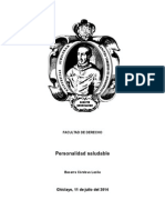 Trabajo de Investigacion Acerca de La Personalidad Saludable y Transtornos Emocionales