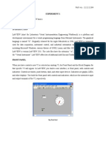 Experiment 1 Aim: Introduction To Labview Basics. Software: Labview 8.2