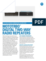 Mototrbo Repeater Spec Sheet