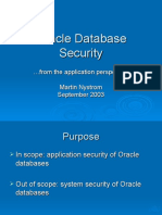 Oracle Security