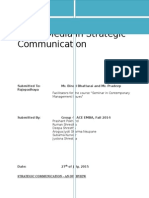 Social Media in Strategic Communication: Submitted To: Mr. Binod Bhattarai and Mr. Pradeep Rajopadhaya