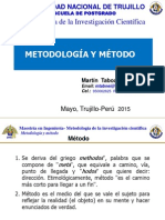 Metodologia y Métodos Investigación 2015 PDF