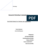 Integrated Marketing Communications: DAGMAR Model, Its Criticism and Applications