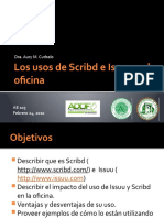 Uso de Issuu y Scribd en La Oficina