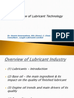 Overview of Lubricant Technology-Dr. Gamini Amarasekera