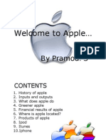 Welcome To Apple : by Pramod. S